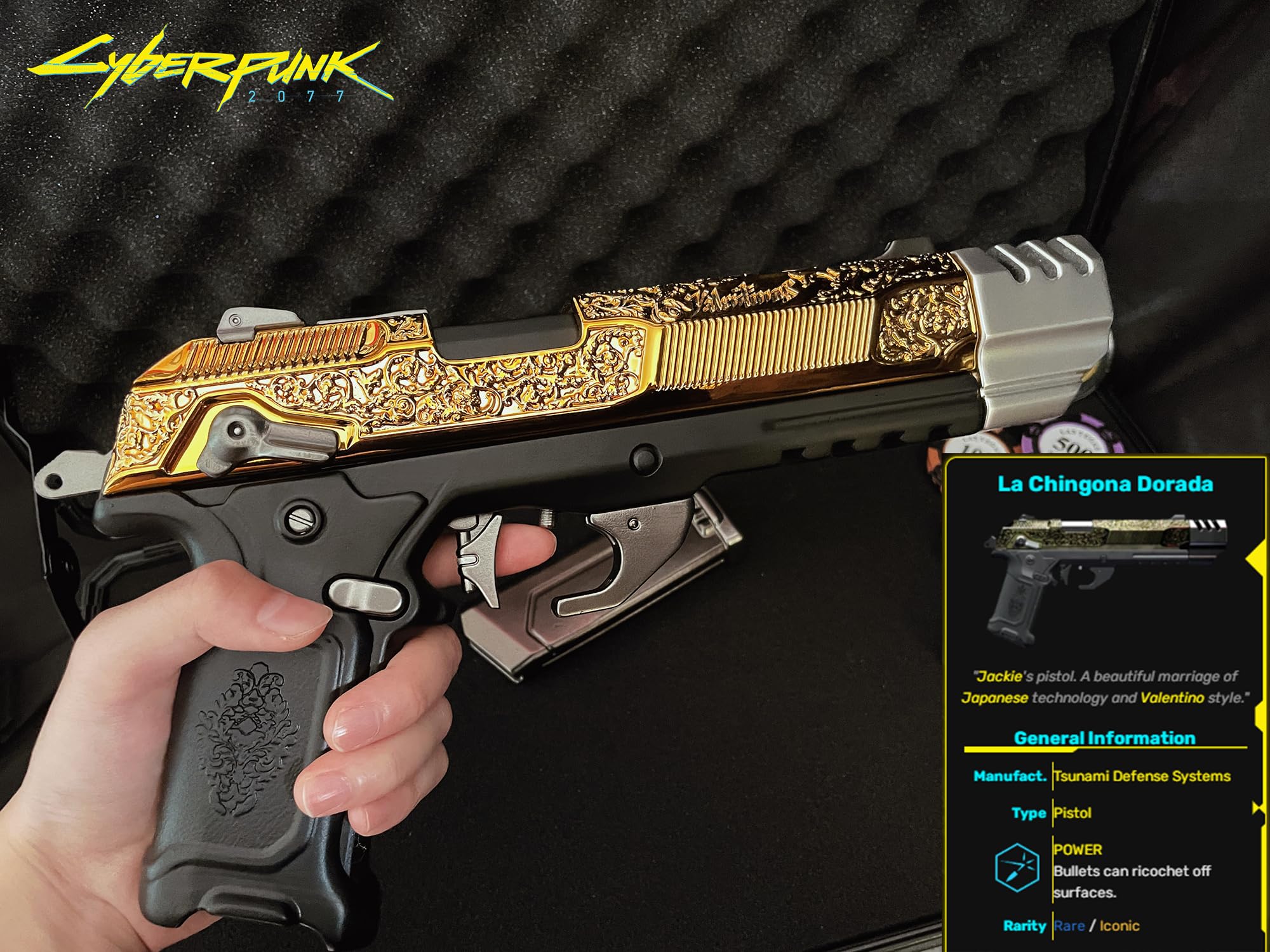 Amazon.com: Cyberpunk Game collective 1:1 model, La Chingona